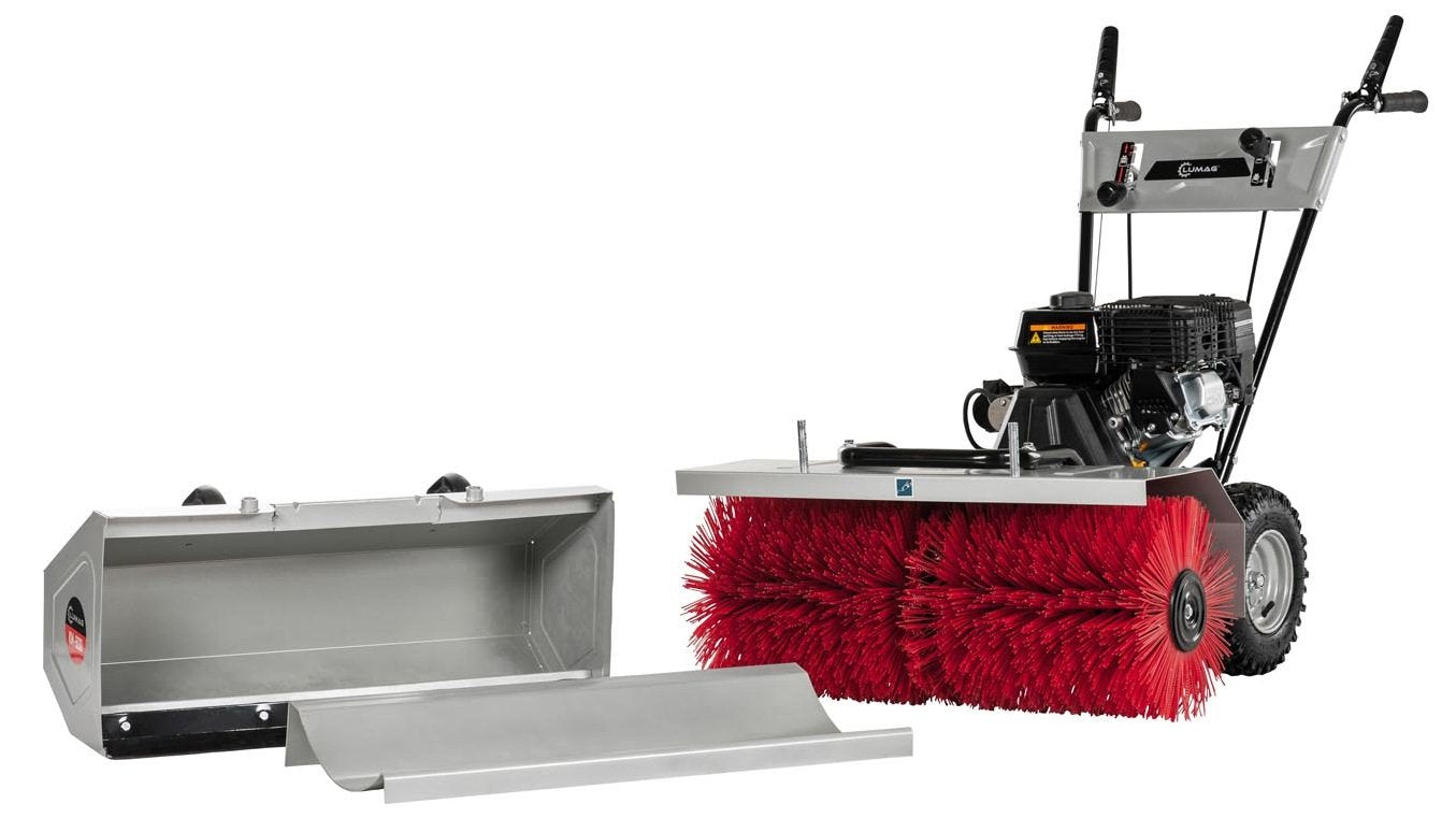 Lumag Schmutz- und Schneekehrmaschine KM 800 SET inkl. Schneeschild und Kehrgutbehälter - Modell 2025 – Bild 2