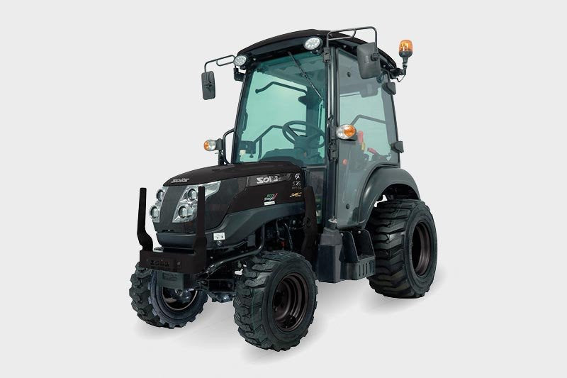 Solis Kompakttraktor 26 9+9 Panther in schwarz mit Kabine – Bild 2