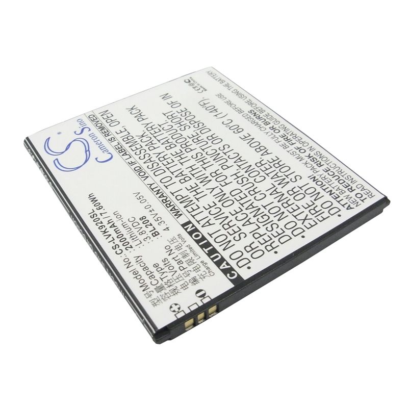 Li-ion Battery fits Lenovo, s920 3.8V, 2000mAh – Bild 2