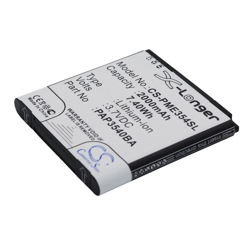 Li-ion Battery fits Prestigio, multiphone 3540 duo 3.7V, 2000mAh – Bild 3