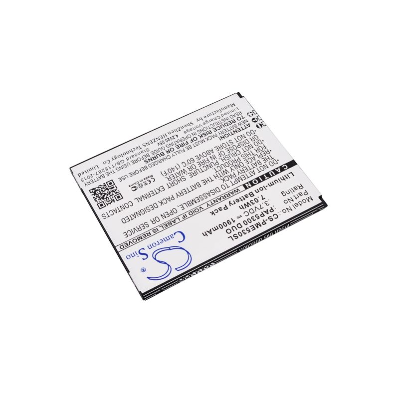 Li-ion Battery fits Prestigio, multiphone 5300 duo 3.7V, 1900mAh – Bild 2
