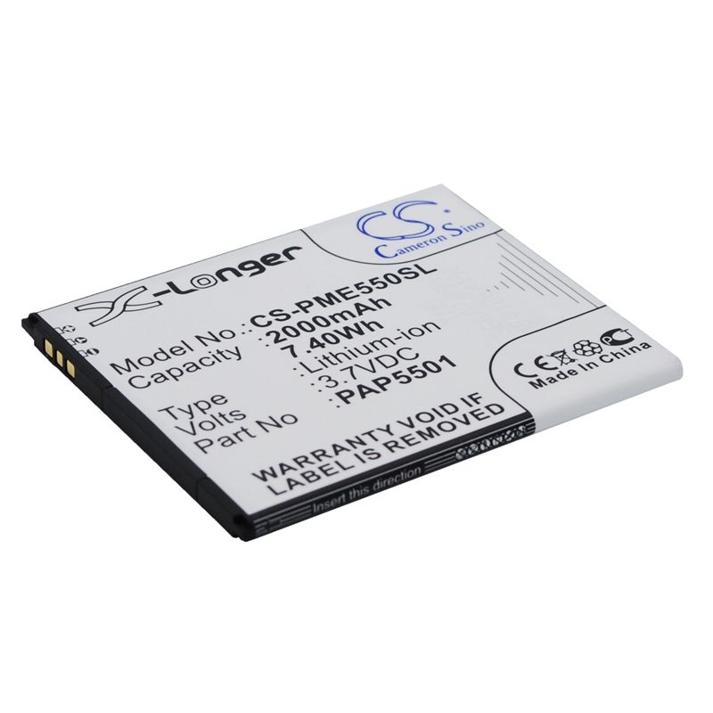 Li-ion Battery fits Prestigio, multiphone 5501 duo, pap5501 3.7V, 2000mAh – Bild 2