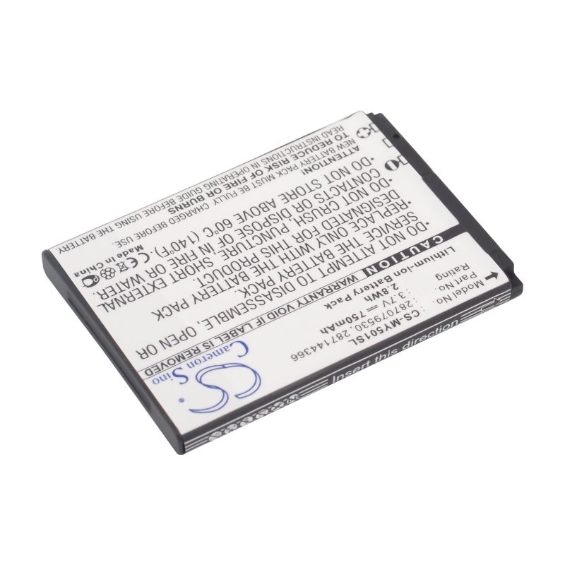 Li-ion Battery fits Sagem,226, my150x, my200v 3.7V, 750mAh – Bild 2