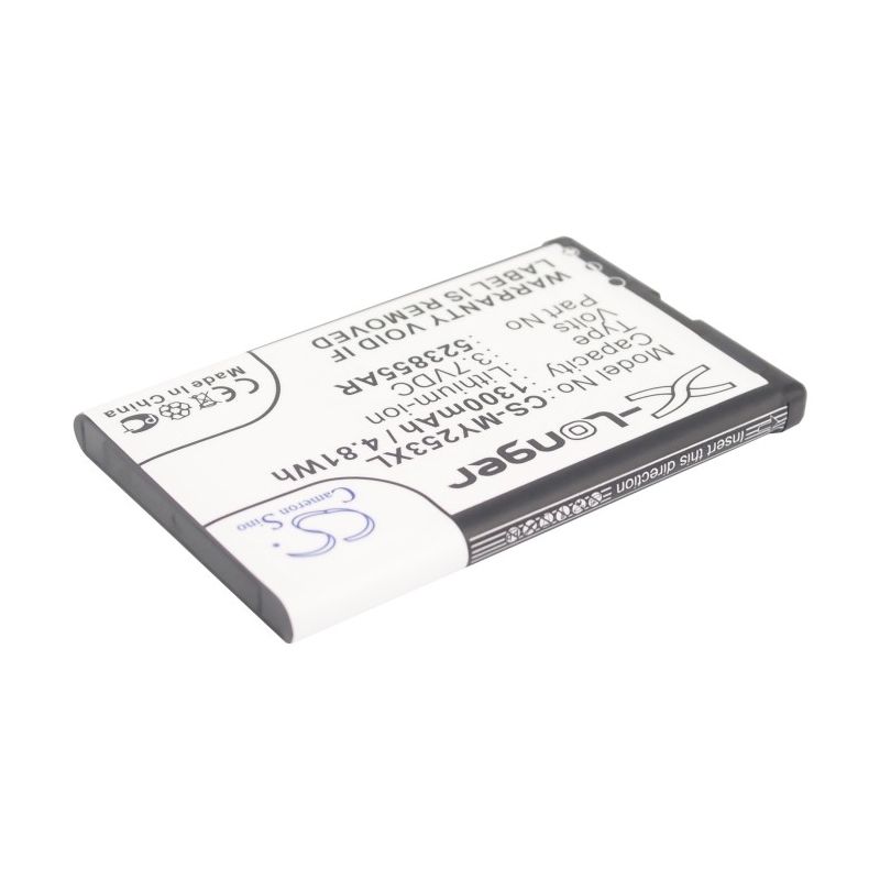 Li-ion Battery fits Sagem,253491226, alium 3.7V, 1300mAh – Bild 2