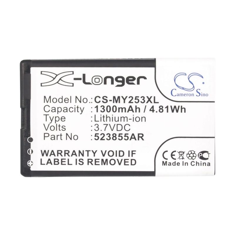 Li-ion Battery fits Sagem,253491226, alium 3.7V, 1300mAh – Bild 5
