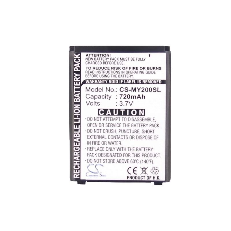 Li-ion Battery fits Sagem, my200x, my201x, my202x 3.7V, 720mAh – Bild 5