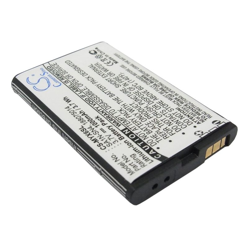 Li-ion Battery fits Sagem, myv65, myv-65, myv75 3.7V, 1000mAh – Bild 2