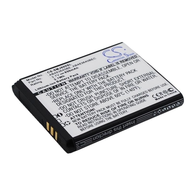 Li-ion Battery fits Samsung, b3210 corby txt, corby txt, gt-b3210 3.7V, 850mAh – Bild 2