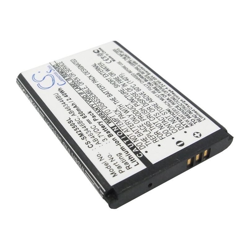 Li-ion Battery fits Samsung, champ, diva folder, gt-c3300 3.7V, 650mAh – Bild 2