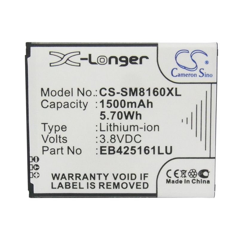 Li-ion Battery Fits Samsung, Galaxy Ace 2, Galaxy Ace Ii X, Galaxy Exhibit 3.8v, 1500mah – Bild 5