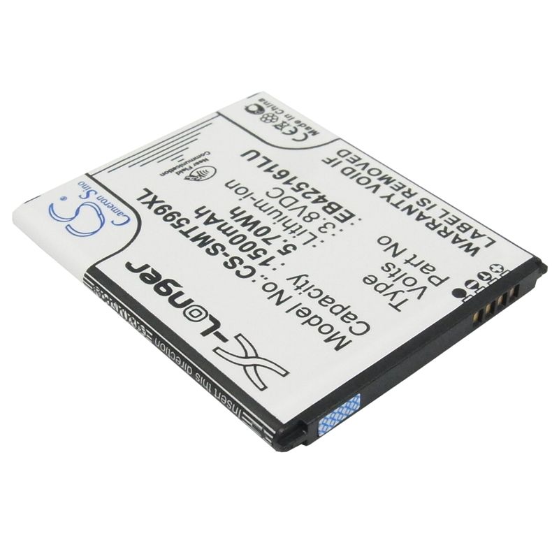 Li-ion Battery Fits Samsung, Galaxy Ace 2, Galaxy Exhibit, Galaxy S Duos 3.8v, 1500mah – Bild 2
