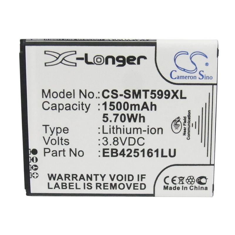 Li-ion Battery Fits Samsung, Galaxy Ace 2, Galaxy Exhibit, Galaxy S Duos 3.8v, 1500mah – Bild 5