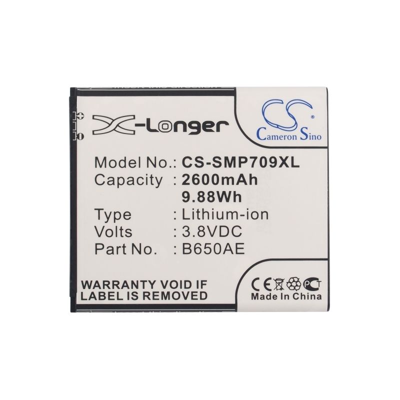Li-ion Battery Fits Samsung, Galaxy Beam 2, Galaxy Mega 5.8, Galaxy Mega 5.8 Plus Duos 3.8v, 2600mah – Bild 5
