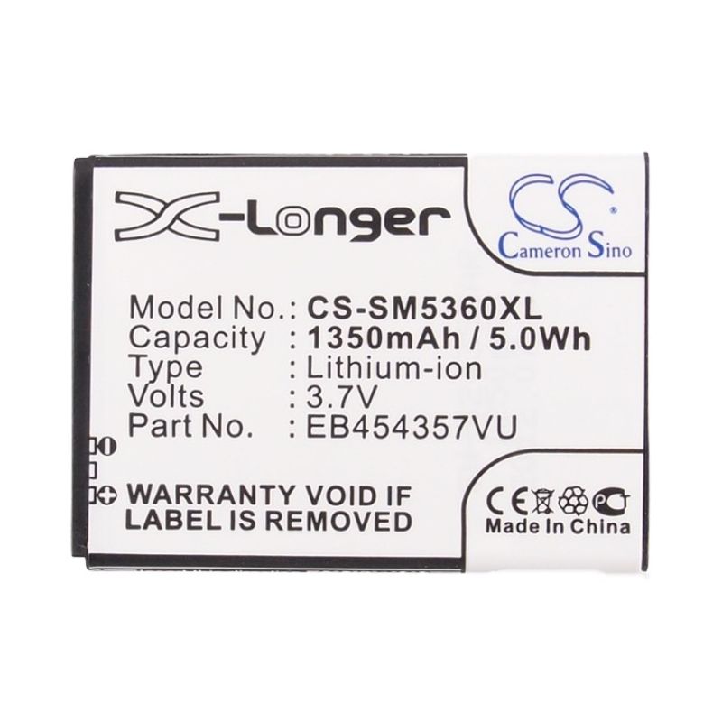 Li-ion Battery fits Samsung, galaxy chat, galaxy m pro 2, galaxy m pro ii 3.7V, 1350mAh – Bild 5