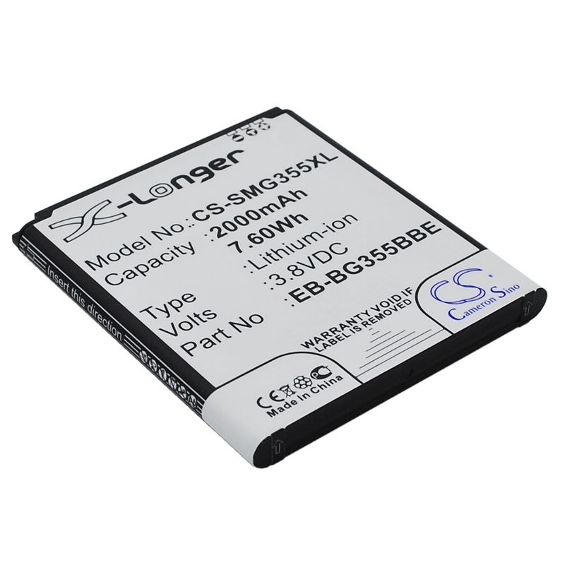 Li-ion Battery Fits Samsung, Galaxy Core 2, Galaxy Core Lite, Sm-g355 3.8v, 2000mah – Bild 2