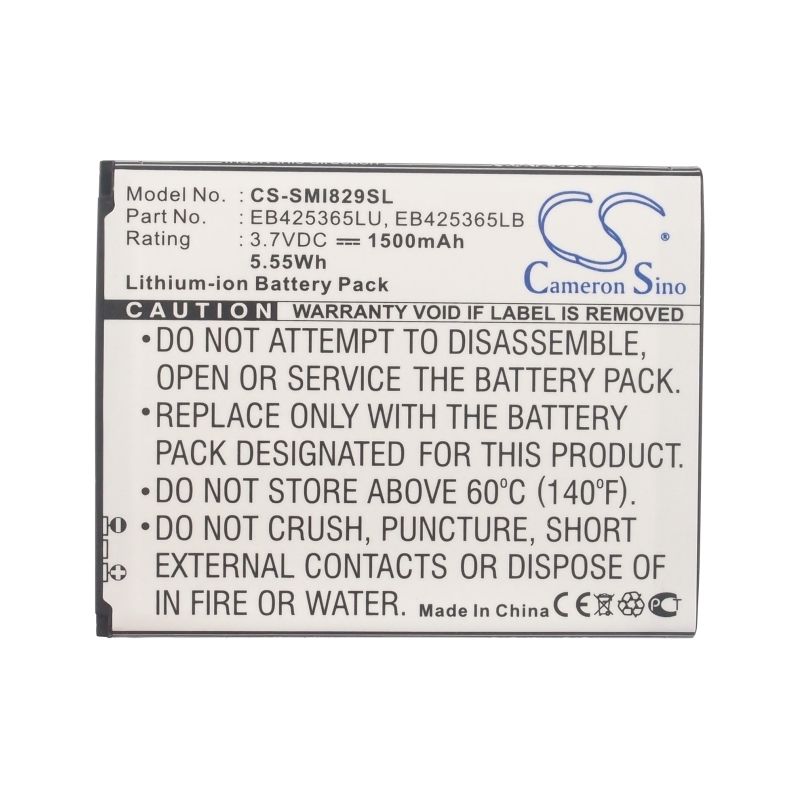 Li-ion Battery fits Samsung, galaxy duos, galaxy style duos, gt-i8262d 3.7V, 1500mAh – Bild 5