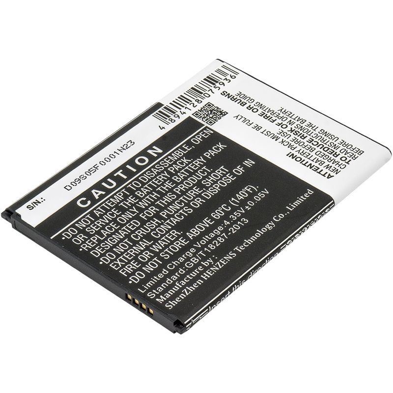 Li-ion Battery Fits Samsung, Galaxy Mega 6.3, Galaxy Mega 6.3 Duos, Galaxy Mega 6.3 Lte 3.8v, 3200mah – Bild 3