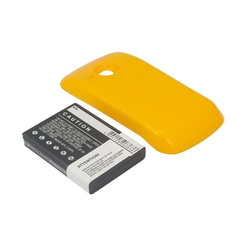 Yellow 3.7V 2400mAh Samsung, galaxy mini 2, gt-s6500, gt-s6500d Replacement Battery – Bild 3
