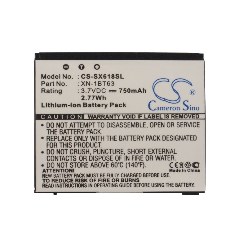 Li-ion Battery fits Sharp, sh6110, sh6110c, sh6118 3.7V, 750mAh – Bild 5