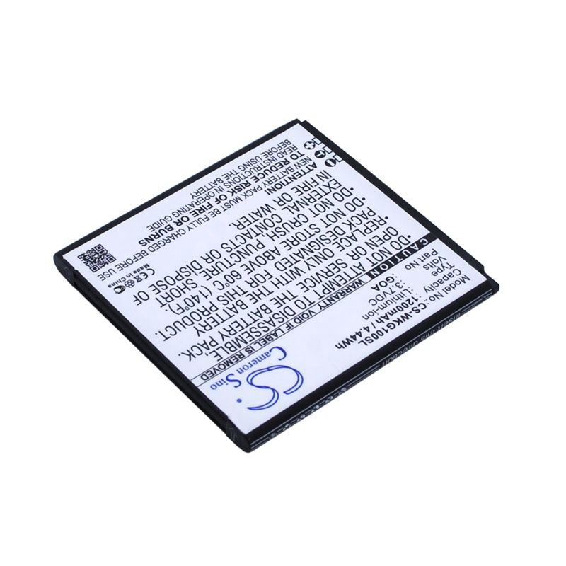 Li-ion Battery fits Wiko,9662, goa, sunny 3.7V, 1200mAh – Bild 2