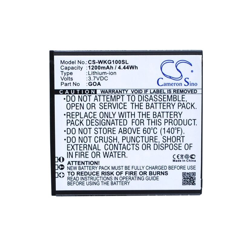 Li-ion Battery fits Wiko,9662, goa, sunny 3.7V, 1200mAh – Bild 5