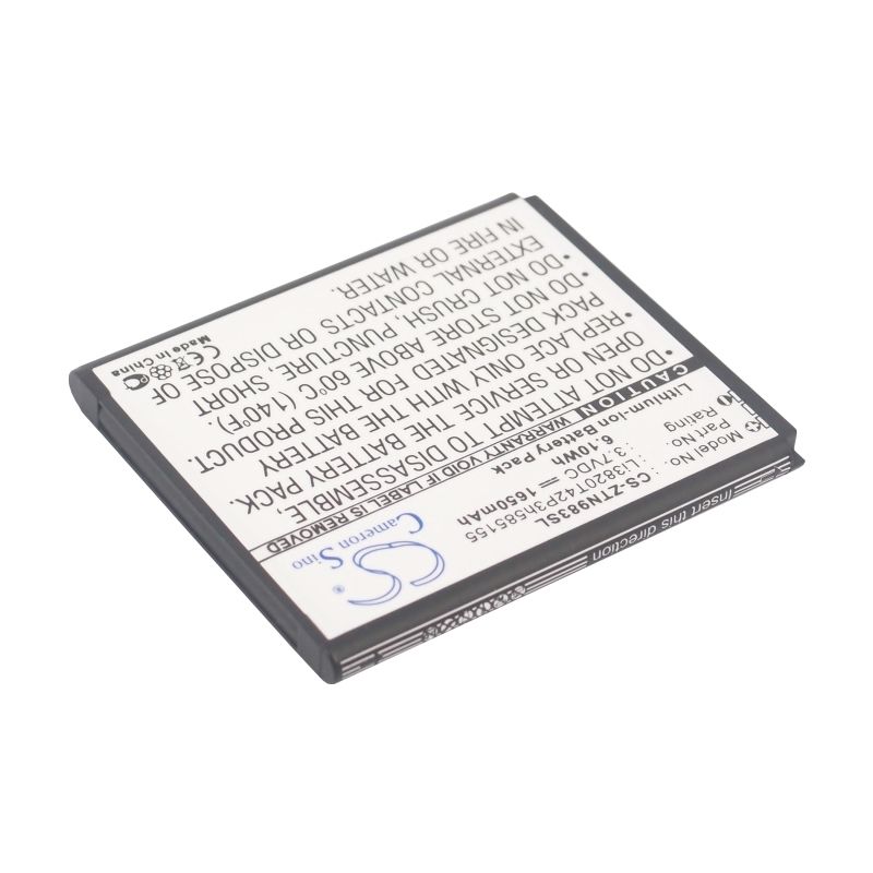 Li-ion Battery fits Zte, n983, solar, u960e 3.7V, 1650mAh – Bild 2