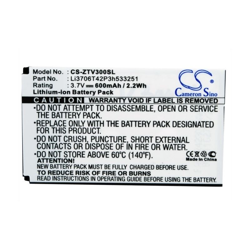 Li-ion Battery fits Zte, v190, v260, v270 3.7V, 600mAh – Bild 5