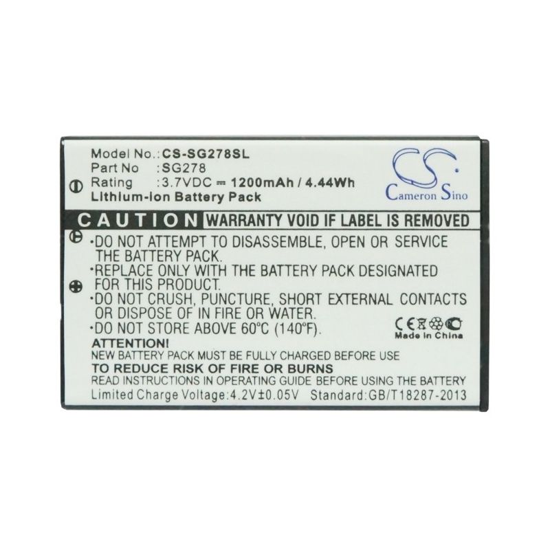 Li-ion Battery fits Zycast, Sg-278 3.7V, 1200mAh – Bild 5