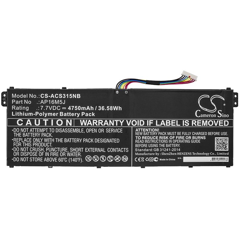Li-polymer Battery Fits Acer, Aspire 3 A315-21, Aspire 3 A315-21-62yq, Aspire 3 A315-21-63f1 7.7v, 4750mah – Bild 3