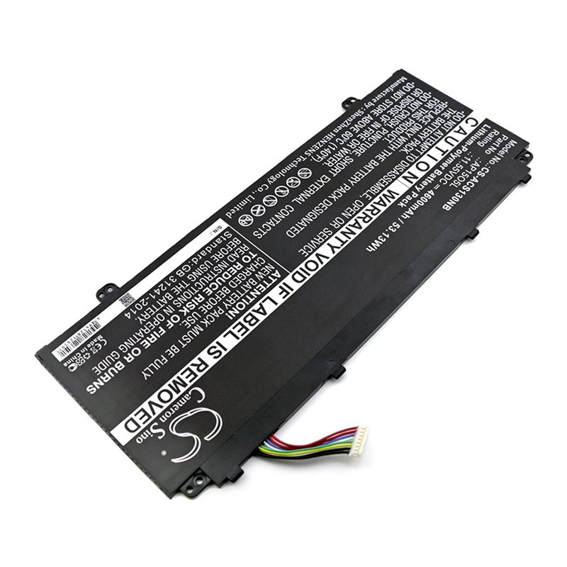 Li-Polymer Battery fits Acer, Aspire S 13, Aspire S 13 S5-371-52jr, Aspire S 13 S5-371t-58cc 11.55V, 4600mAh – Bild 2