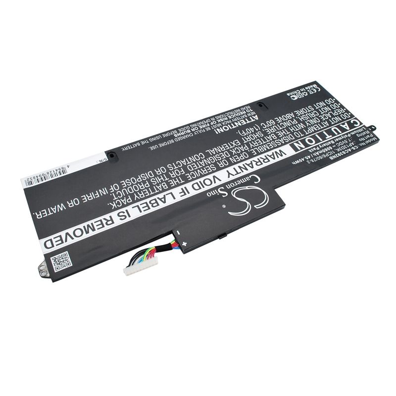 Li-Polymer Battery fits Acer, Aspire S3-392g 7.5V, 6060mAh – Bild 2