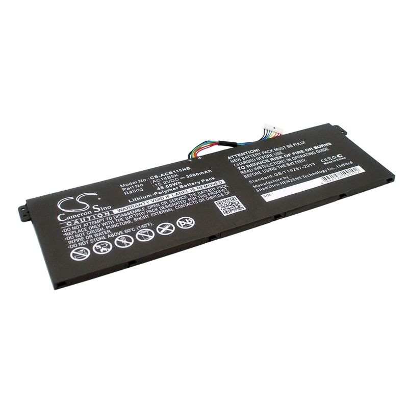Li-Polymer Battery fits Acer, Aspire E3-111, Aspire E3-112, Aspire E3-112m 15.2V, 3000mAh – Bild 2