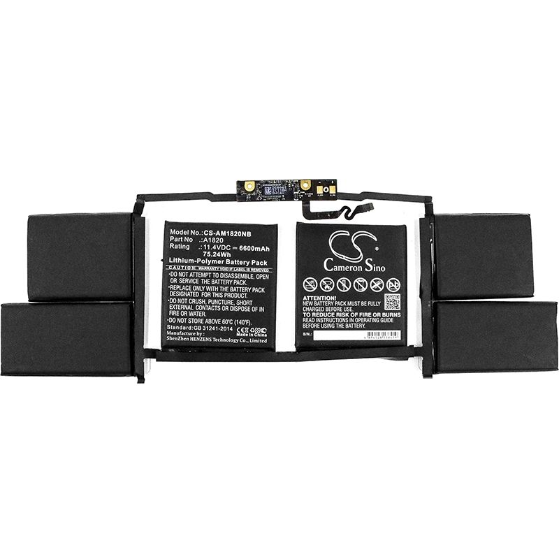 Li-polymer Battery Fits Apple, A1707, Macbook Pro "core I7" 2.6 15" Touch/late 2016 11.4v, 6600mah – Bild 3