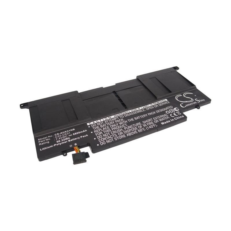 Li-polymer Battery Fits Asus, Ux31, Ux31 Ultrabook, Ux31a 7.4v, 6800mah – Bild 2