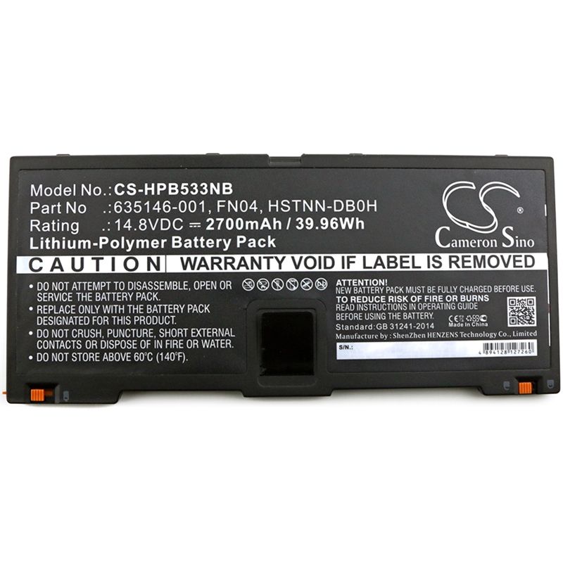Li-polymer Battery Fits Hp, Probook 5330m 14.8v, 2700mah – Bild 3