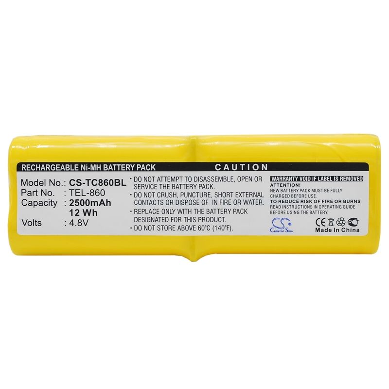 Ni-MH Battery fits Telxon, Ptc860, Ptc860ds, Ptc860es 4.8V, 2500mAh – Bild 5