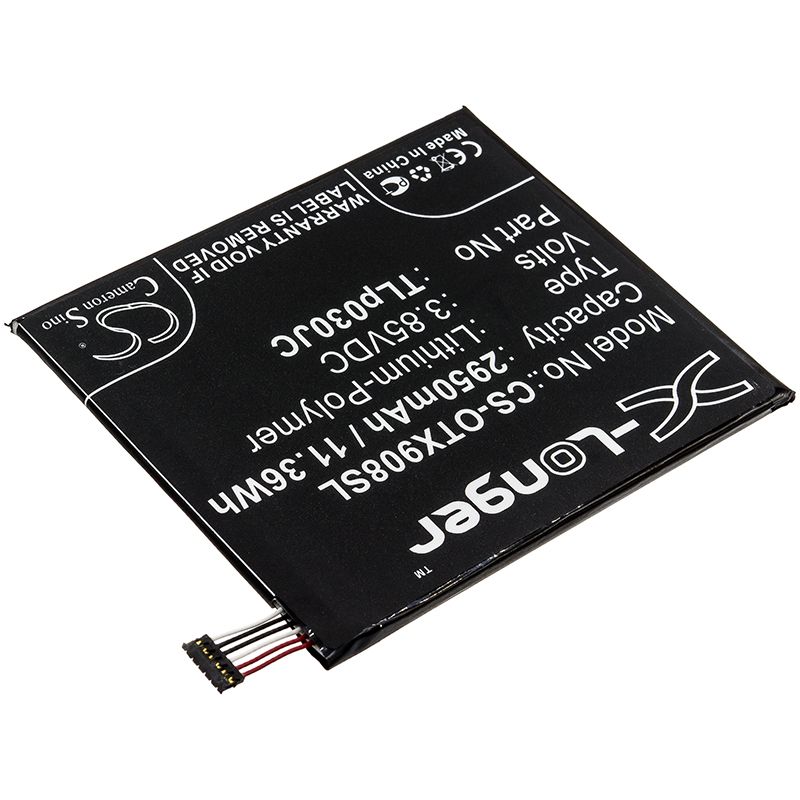 Li-Polymer Battery fits Alcatel, 3c, 3c Dual Sim 3.85V, 2950mAh – Bild 2