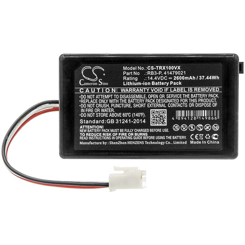 Li-ion Battery fits Toshiba, Vc-rcx1, Vc-rv1 14.4V, 2600mAh – Bild 3