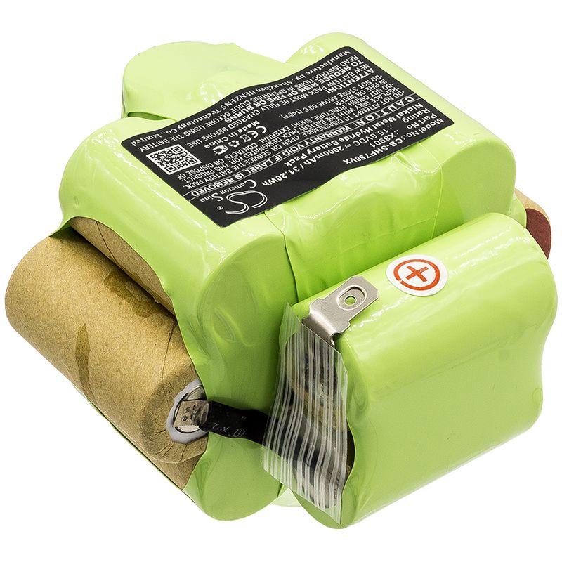 Ni-MH Battery fits Shark, 1010fk, Ep750 15.6V, 2000mAh – Bild 2