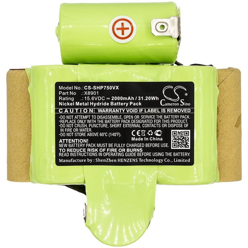 Ni-MH Battery fits Shark, 1010fk, Ep750 15.6V, 2000mAh – Bild 3