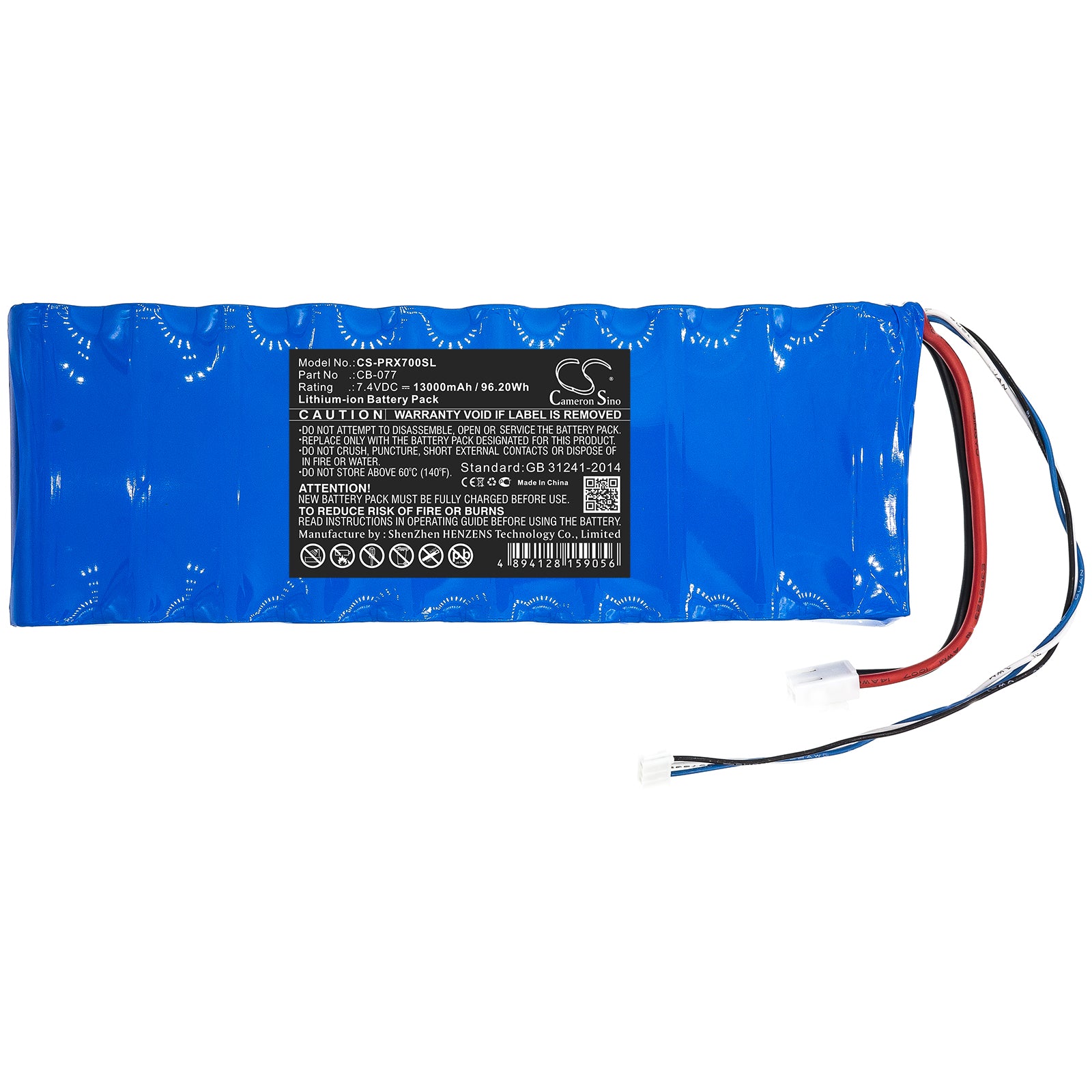 Li-ion Battery fits Promax, Cb-077 7.4V, 13000mAh – Bild 3