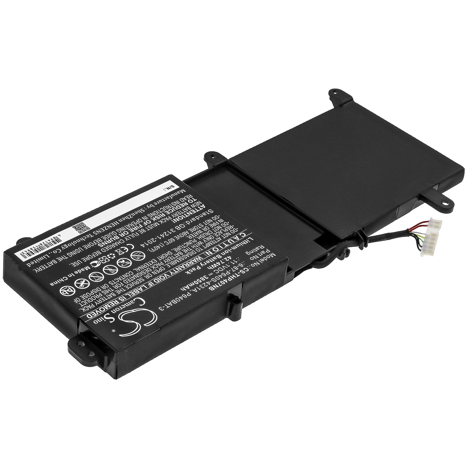 Li-ion Battery fits Thunderobot, 6-87-p640s-4231a, P640bat-3 11.1V, 3850mAh – Bild 2