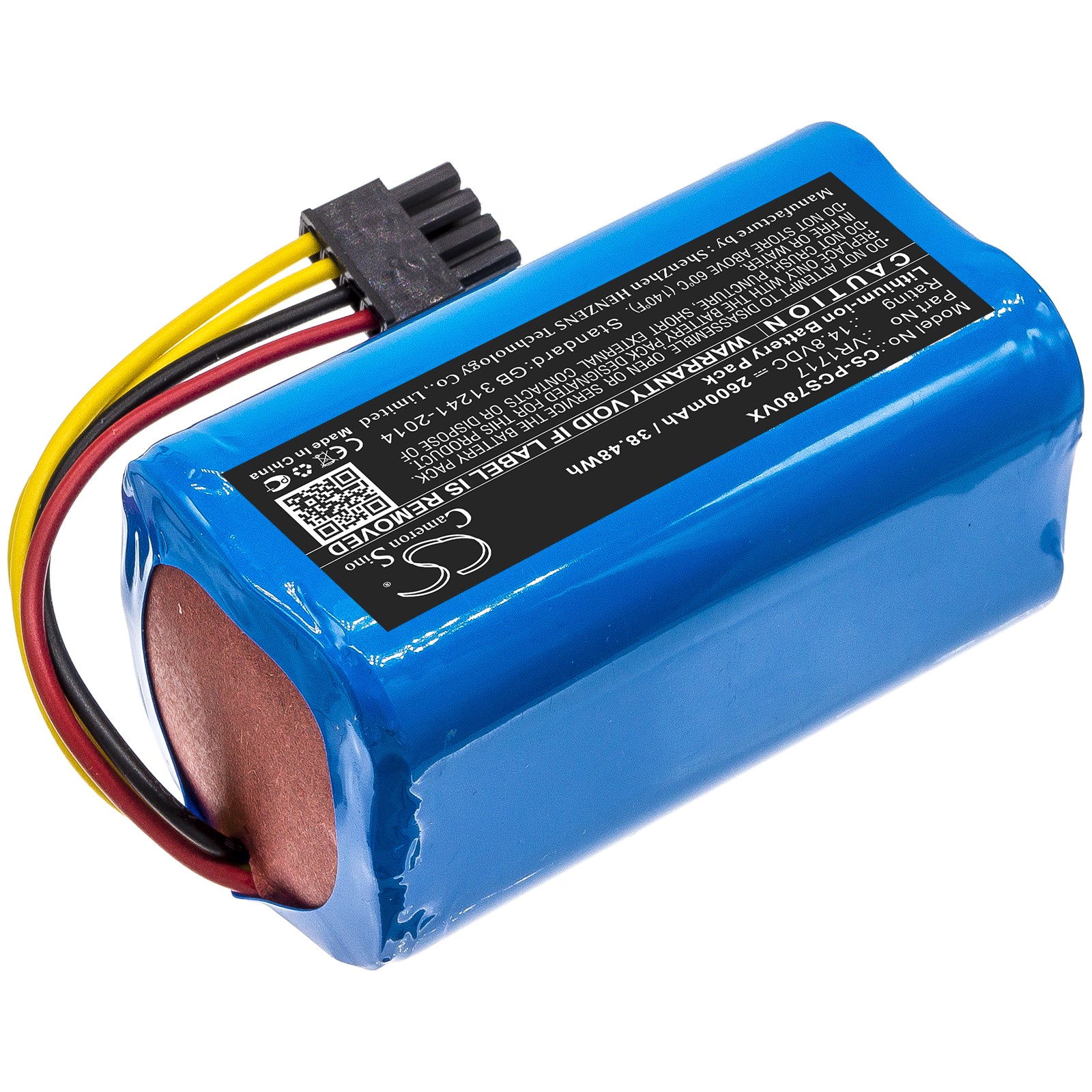 Li-ion Battery fits Proscenic, Vr1717 14.8V, 2600mAh – Bild 2