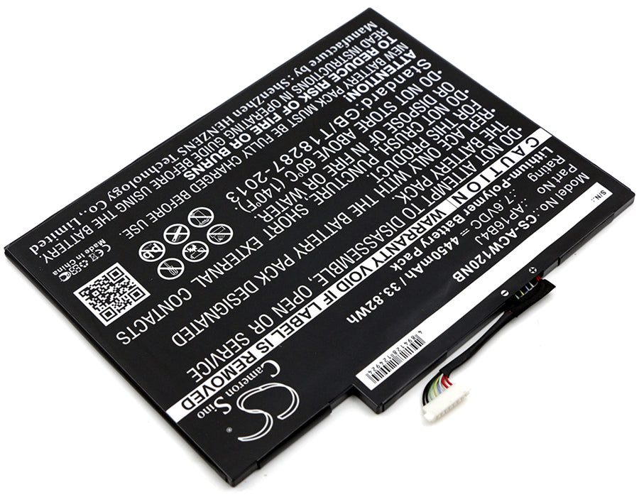 Li-Polymer Battery fits Acer, Aspire Switch Alpha 12, Sa5-271 7.6V, 4450mAh – Bild 2