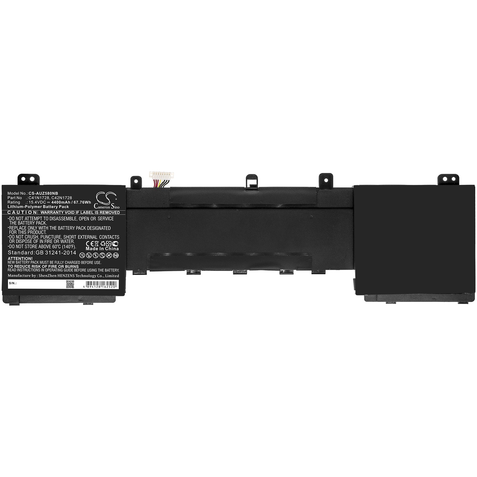 Li-Polymer Battery fits Asus, 5500ve, Ux550gd 15.4V, 4400mAh – Bild 3