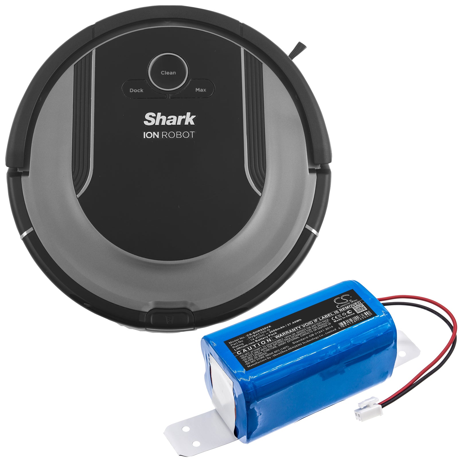 Li-ion Battery fits Shark, Rv700_n, Rv720_n 14.4V, 2600mAh – Bild 6