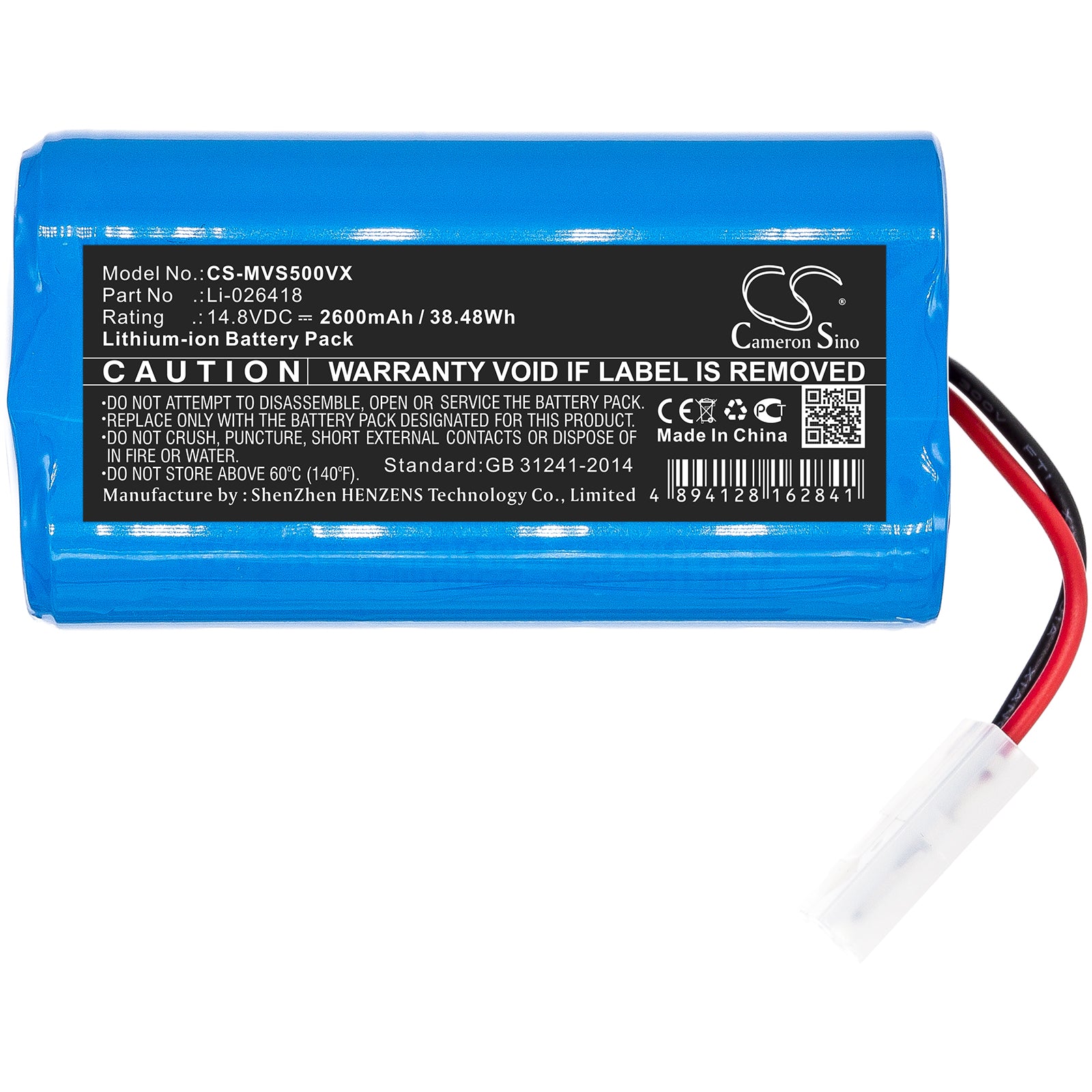Li-ion Battery fits Myvacbot, Sn500 14.8V, 2600mAh – Bild 3