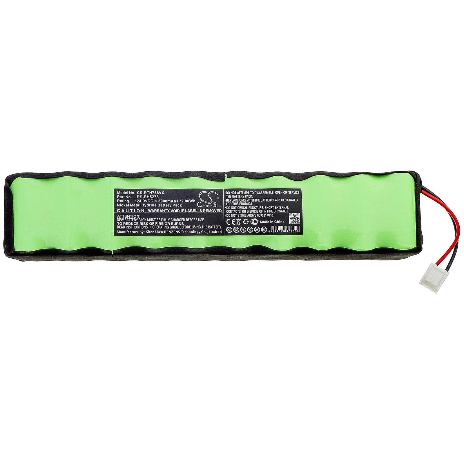 Ni-MH Battery fits Rowenta, Rs-rh5278 24.0V, 3000mAh – Bild 3