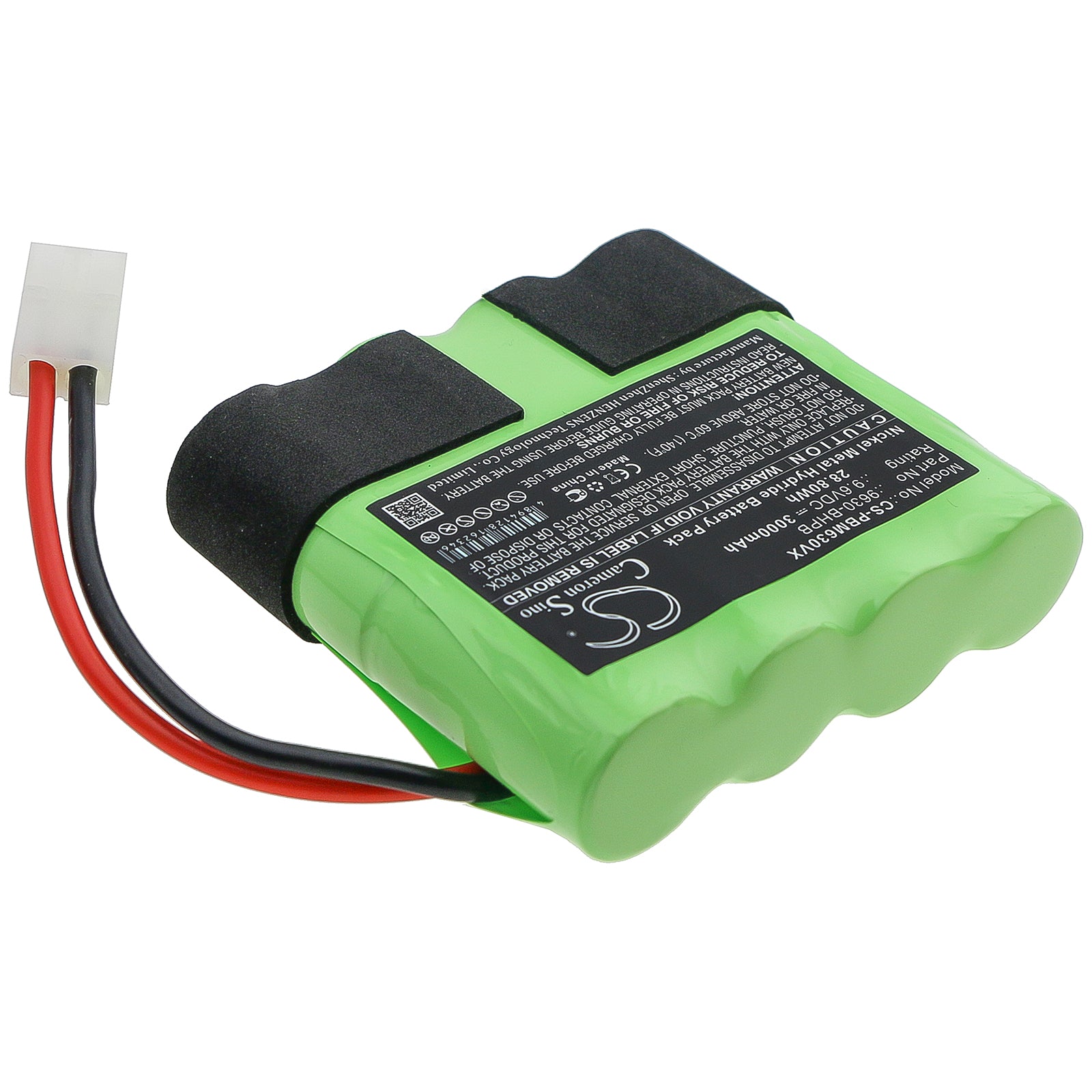 Ni-MH Battery fits Water Tech, 9630-bhpb 9.6V, 3000mAh – Bild 2