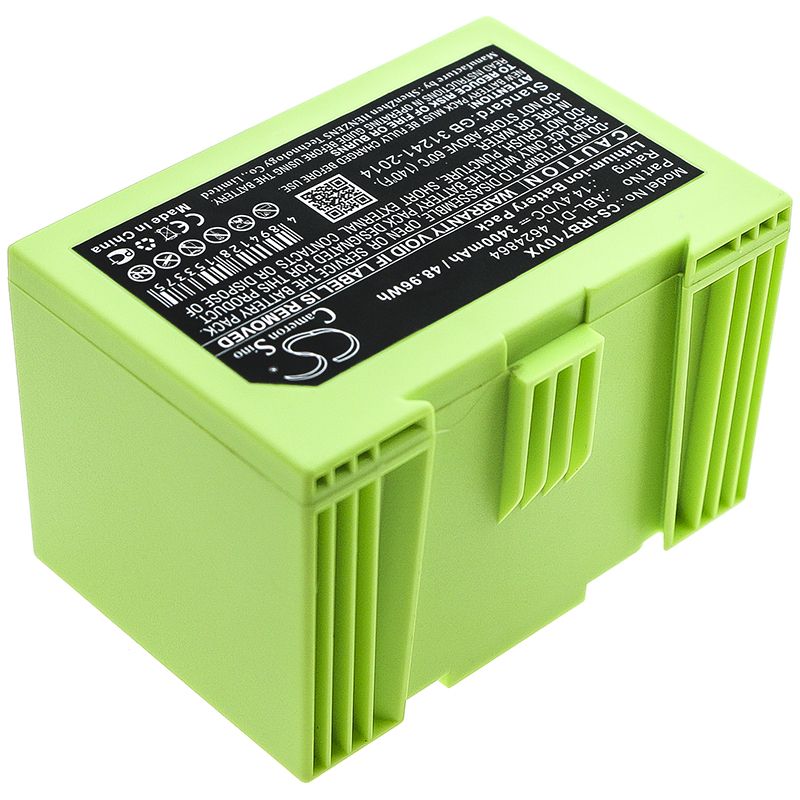 Li-ion Battery fits Irobot, Roomba i7, Roomba i7+ Roomba e5, 14.4V, 3400mAh – Bild 2